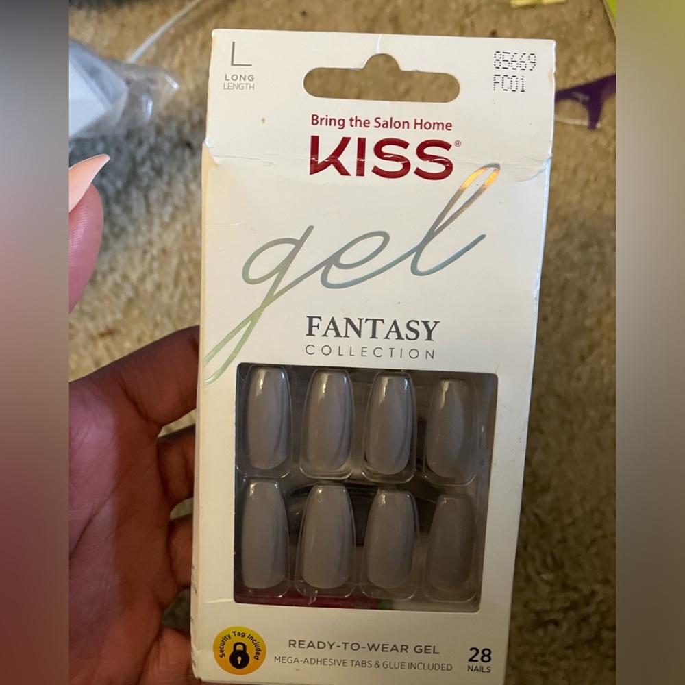 Gray Gel Coated Press Ons